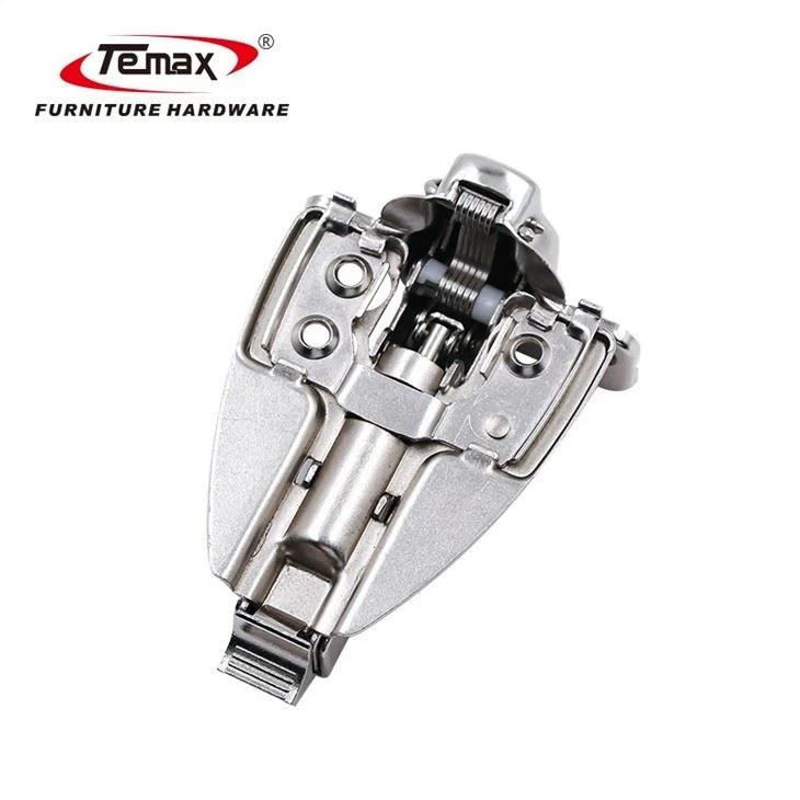 Temax Clip-on 3D Soft Close One Way Cabinet Narrow Gap Door Hinge With Hook